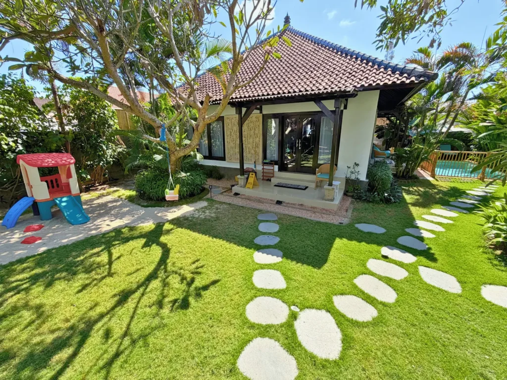 Contact The sani Estate Family Villa in Sanur, Bali with Pool Fence & Kids’ Playground