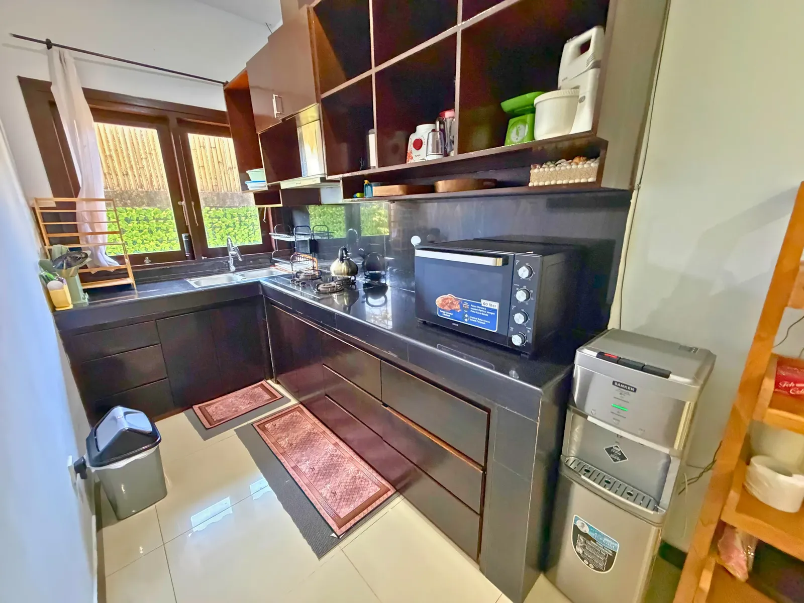 Private kitchen at Family Villa Sanur
