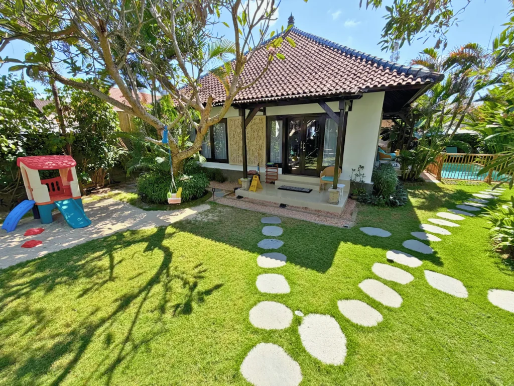 About The Santi Estate Sanur s Family Villa in Sanur Bali with Pool Fence & Kids Playground 